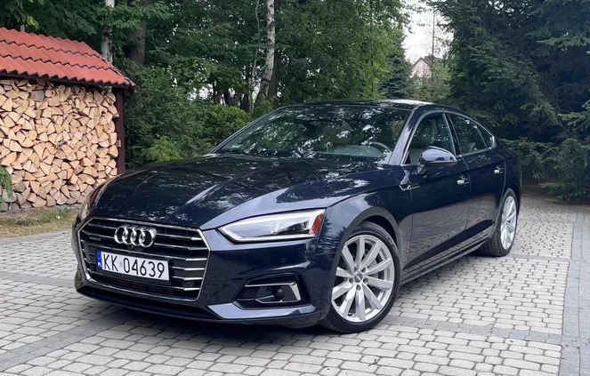 audi Audi A5 cena 108400 przebieg: 86800, rok produkcji 2017 z Myślenice